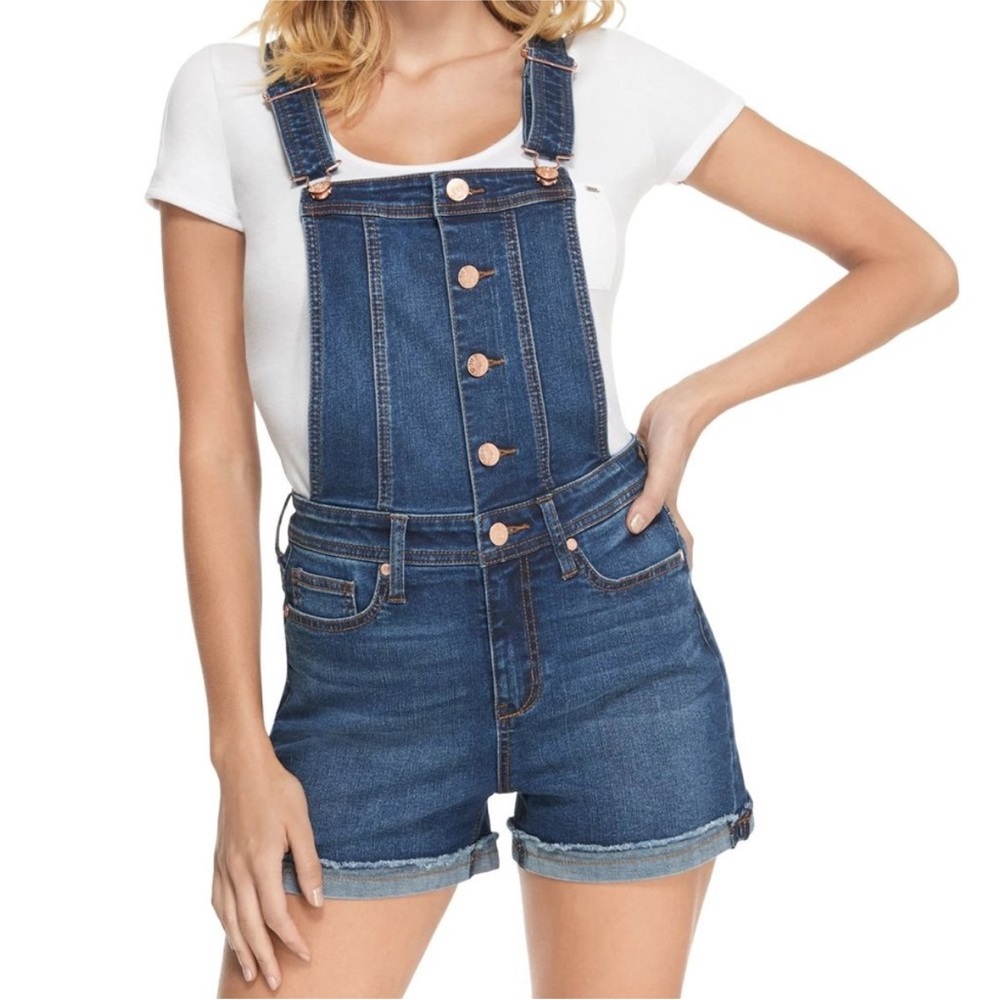 Guess denim short overall
